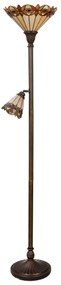 Tiffany lampa stojaca na čítanie DUO