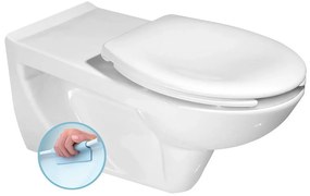 Sapho Sapho, HANDICAP WC závesné predĺžené, Rimless, 37,5x73cm, biela, K670-002