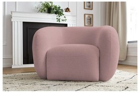 Svetloružové kreslo Celine – Bobochic Paris