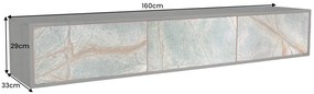 Atan Soul závesná skrinka 160cm prírodný kameň