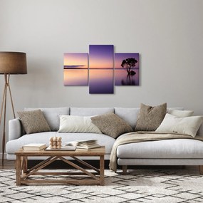 Obraz vodnej hladiny pri východe slnka (90x60 cm)