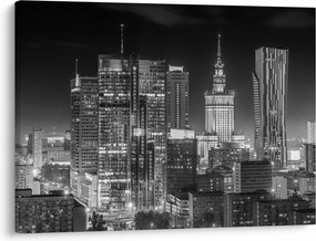 Obraz - Čiernobiely New York (70x50 cm)