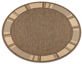 Koberec SIZAL FLOORLUX 20195 coffee / mais kruh
