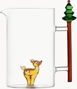 Ručne vyrobený borosilikátový džbán Woodland Tales, 1,5 l
