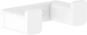 Hansgrohe AddStoris, dvojitý háčik, matná biela, HAN-41755700