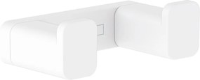 Hansgrohe AddStoris, dvojitý háčik, matná biela, HAN-41755700