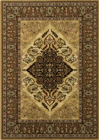 Koberec Isfahan Leyla jantár hnedý / béžový