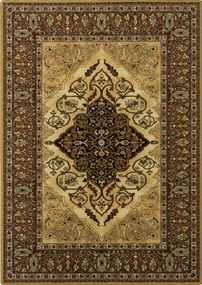 Koberec Isfahan Leyla jantár hnedý / béžový