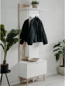 Predsieňová stena Göteborg, biela/dub sonoma%