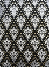Berfin Dywany Kusový koberec Elite 23282 Black Gold - 160x220 cm