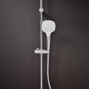 Hansgrohe Croma Select E Vario, ručná sprcha 3jet, biela/chrómová, HAN-26812400