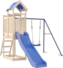 vidaXL Vonkajšia súprava na hranie masívna borovica