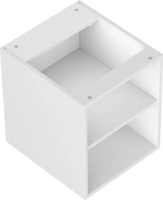 Mexen Box-A, otvorená skrinka s policou 40 cm, biela matná, 91AX2-0400-470-0-01