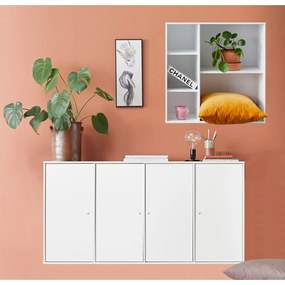 Biela súprava komody a knižnice Hammel Mistral Kubus