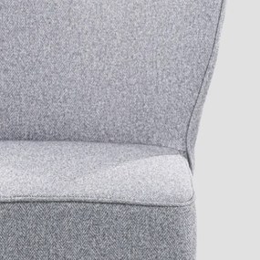 Kreslo ABRAZO sivé 737947