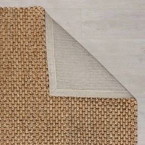 Jutový koberec behúň v prírodnej farbe 60x230 cm Sol - Flair Rugs