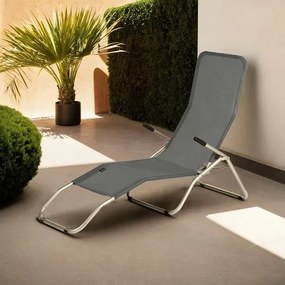 Ležadlo NILS Camp NC3017 - sivé