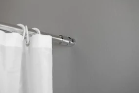 Aqualine Aqualine, WALK-IN stena na inštaláciu na múr so vzperou, jednodielna, 900 mm, sklo číre, WI091
