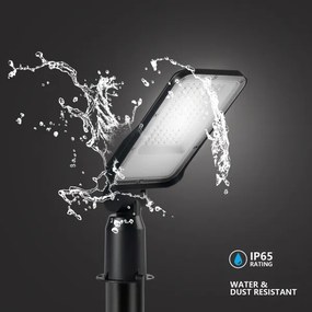 BRILAGI -LED Vonkajšie svietidlo so stĺpom a káblom 3 m URBANLIGHT LED/50W/230V čierna IP65