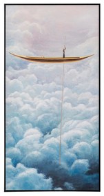 Cloud Boat obraz mix 60x120 cm