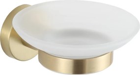 Mexen Remo, sklenená mydelnička, zlatá matná, 7050739-55