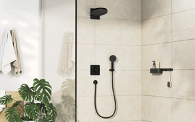 Hansgrohe DuoTurn Q, batéria pod omietku pre 2 spotrebiče, čierna matná, HAN-75414670