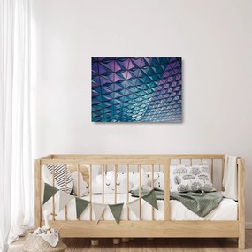Sklenený obraz - farebná štruktúra (70x50 cm)