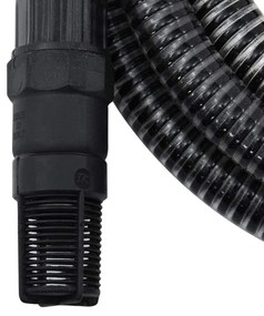 Odsávacia hadica s PVC spojkami, čierna 1" 7 m, PVC