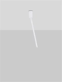 LED biele designové stropné svietidlo Ornos 50