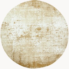 Okrúhly plocho tkaný žakárový koberec do interiéru/exteriéru Virgin Land