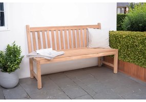 Drevená záhradná lavica v prírodnej farbe Solo – Garden Pleasure