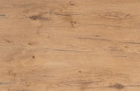 Rozkládací jídelní stůl Exel 140/180 cm dub wotan/stříbrný