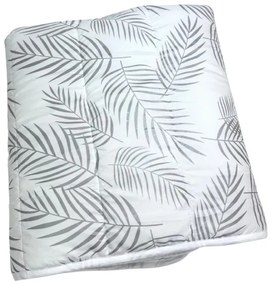 Set paplón + vankúš Elegantné listy 140x200/70x90 cm – mikrovlákno, duté vlákno, celoročné použitie