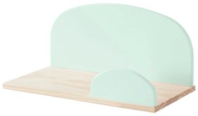 Menšia mentolovozelená nástenná polička Vipack Kiddy