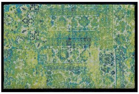 Vintage premium rohožka - ošúchaná modro-zelená (Vyberte veľkosť: 60*40 cm)