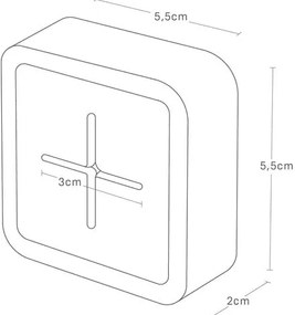 Biely samodržiaci plastový držiak na kuchynské utierky Film Hook – YAMAZAKI
