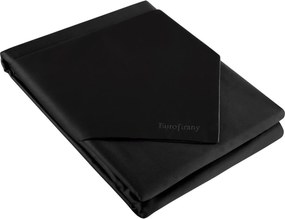 SATÉNOVÉ OBLIEČKY NOVA3 160X200 CM, 2KS 70X80 CM ČIERNE