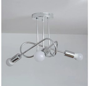 Prisadený luster OXFORD 3xE27/15W/230V lesklý chróm