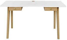 Pracovný stôl v dekore duba 70x140 cm Nice – Woodman