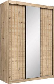 XXXLutz SKRIŇA S POSUVNÝMI DVERAMI, dub artisan, 150/215/59,5 cm P & B - Skrine - 000885001515
