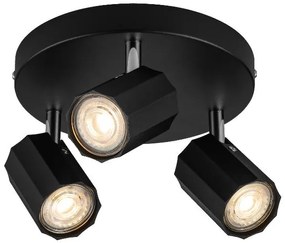 Livarno home Stropné svietidlo (stropné bodové svietidlo, matná čierna)  (100393031)