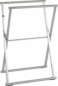 Wenko LAVA skladací vešiak na uteráky – strieborný