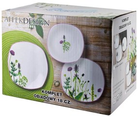 Porcelánová jedálenská súprava Village Lan sada 18ks