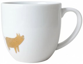 Bella Rose Porcelánový hrnček Zlaté prasiatko 300 ml