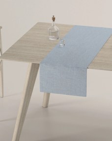 Štóla na stôl farba produktu modrá látka zapletaná, zatemňovacia