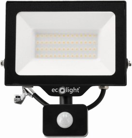 ECOLIGHT LED reflektor 50W 2v1 - studená biela