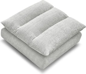 Svetlosivá ženilková podnožka Neil – Bobochic Paris