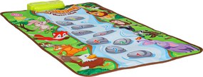 KIK Interaktívna hudobná podložka so zvukmi zvierat 80x50 cm