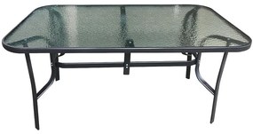 Sklenený stôl čierny