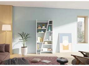 Biela knižnica TemaHome Delta